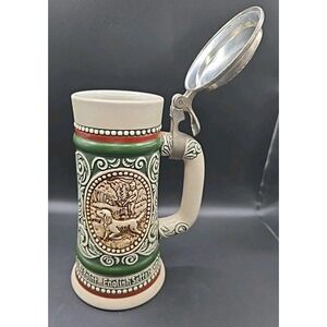 Vintage 1978 Avon Beer Stein At Point Englishsettet /The Strike Rainbow Trout